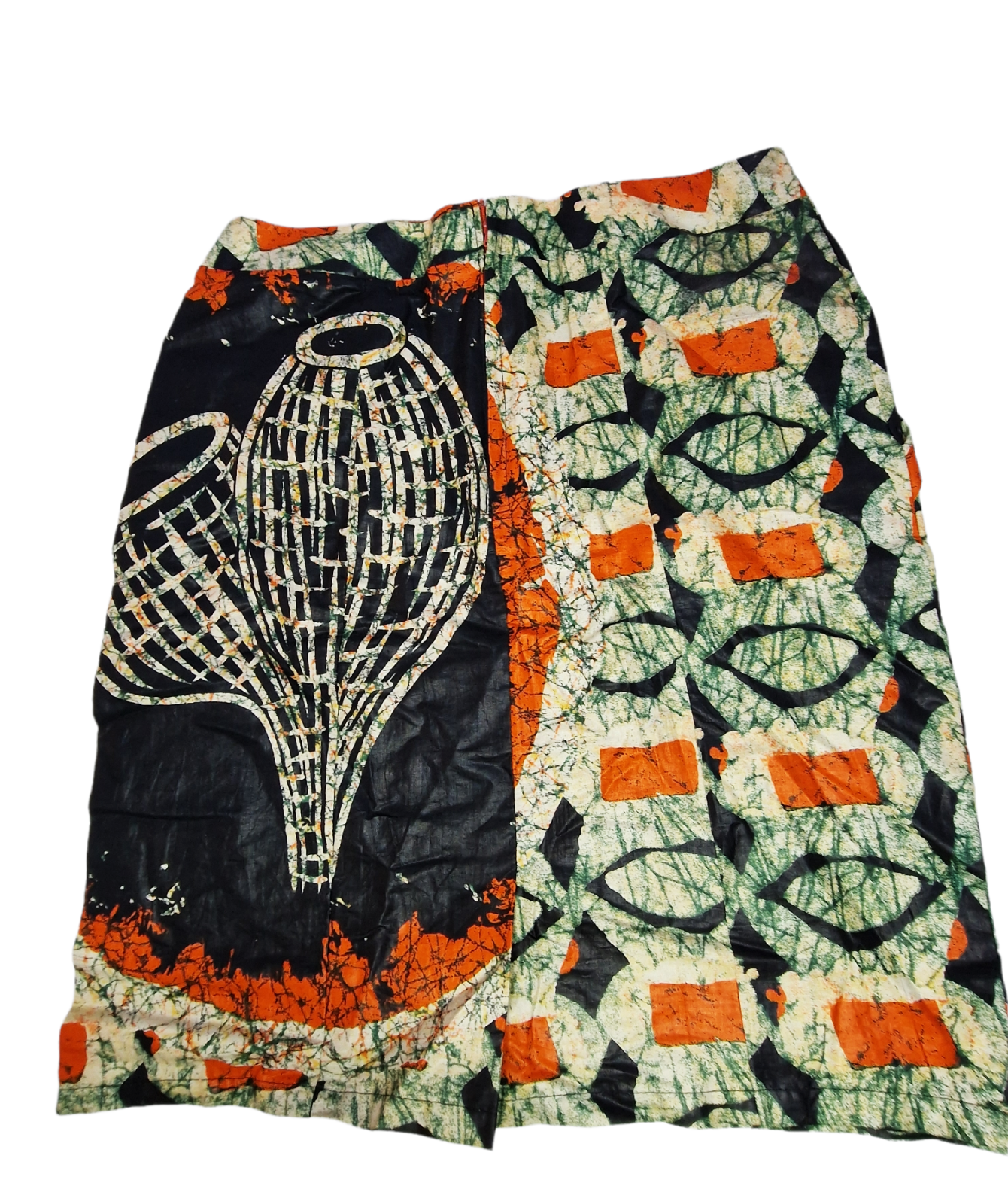 90s vintage skirt, mesh, abstract print, y2k